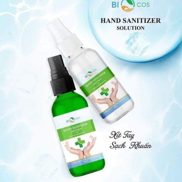 Chai xịt khuẩn BIOCOS Nước rửa tay 100ml | BigBuy360 - bigbuy360.vn