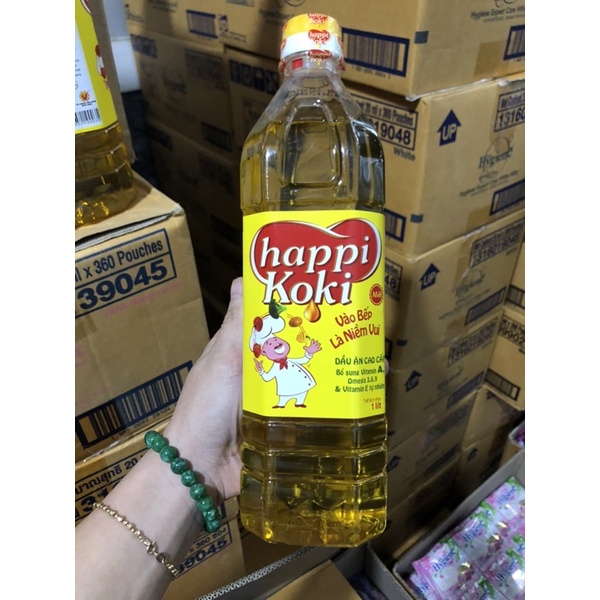 Dầu ăn happi koki 1 Lít