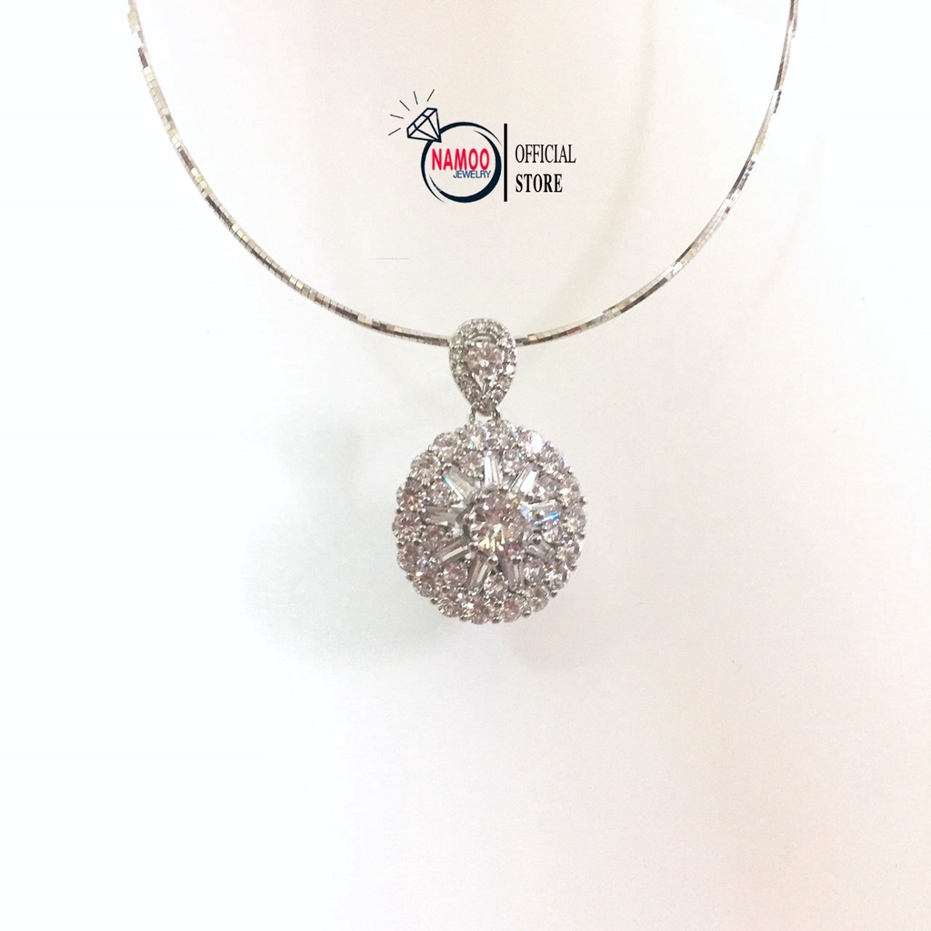 Kiềng Bạc Nữ V845, Kiềng Cổ Mềm Nữ Hàng Cao Cấp Namoo Jewelry