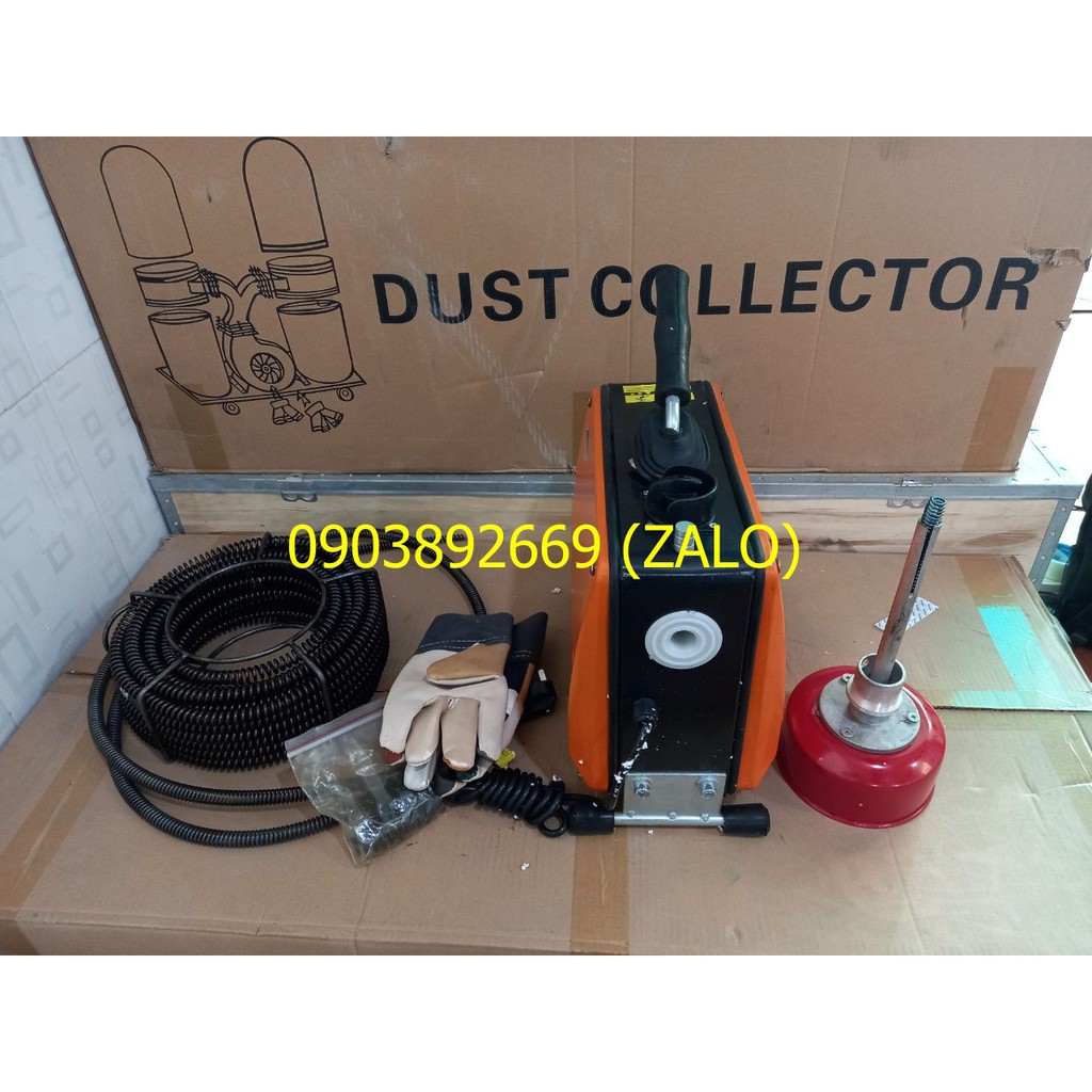 Máy thông nghẹt cống lò xo GQ150B - 980w