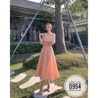 ẢNH THẬT (60-90KG) MINSTORE Bigsize Đầm xoè D954