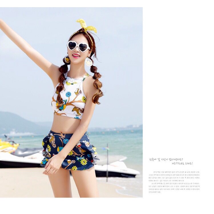 Đồ bơi bikini 3 mảnh cổ yếm thời trang M288