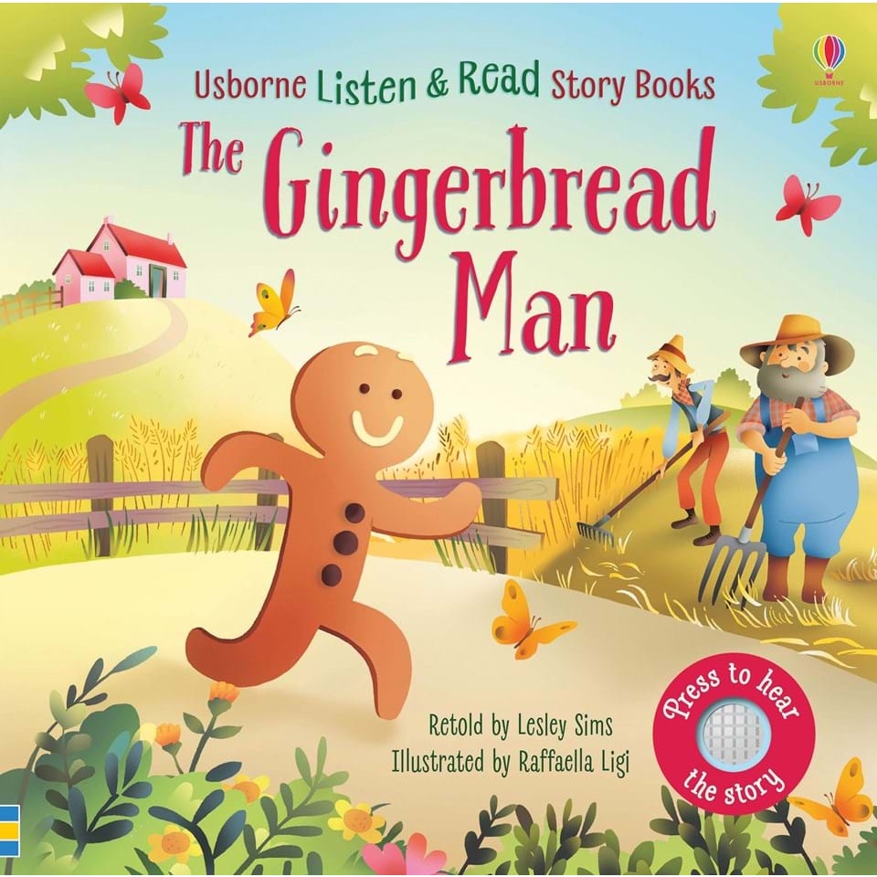 Sách âm thanh kể truyện tiếng Anh Cậu Bé Bánh Gừng The Gingerbread Man