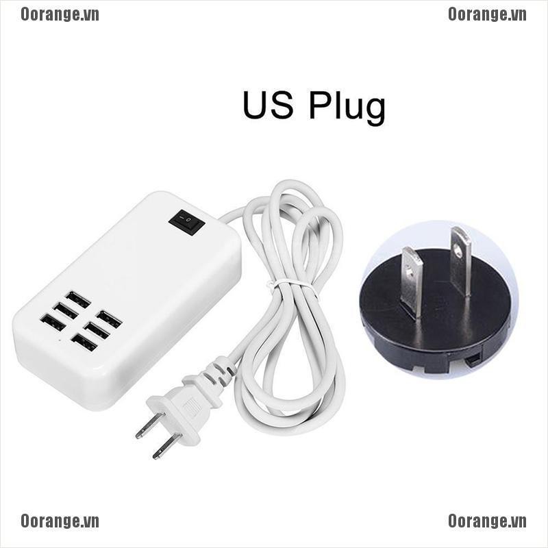 Ổ Cắm Điện Gắn Tường Tiện Lợi 4 / 6 AC USB