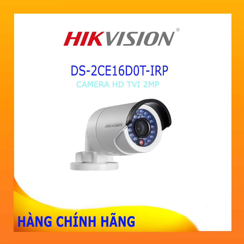 Camera HD TVI 2Mpx DS-2CE16D0T-IRP( nhựa)/ DS-2CE16D0T-IR( sắt) Chính Hãng