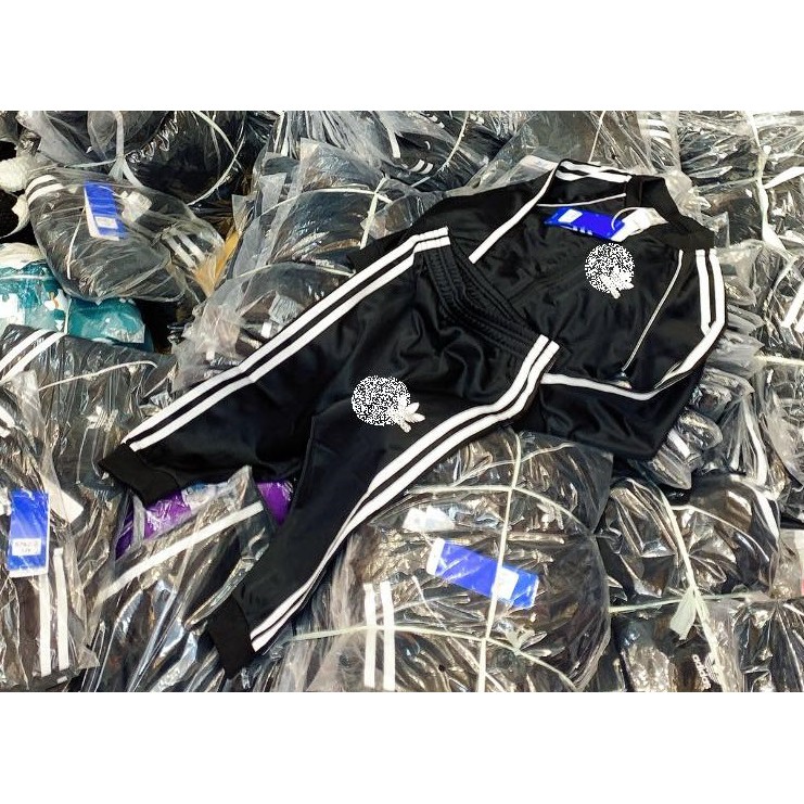 Bộ thể thao adidas 3 Sọc kẻ trên tay áo và ống quần cho trẻ em