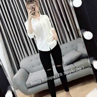 Áo sơ mi chất kate lụa