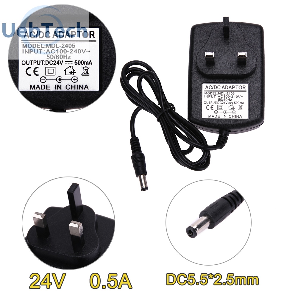 Bộ chuyển đổi nguồn điện DC24V 0.5A AC 100V-240V sang DC 24V 5.
