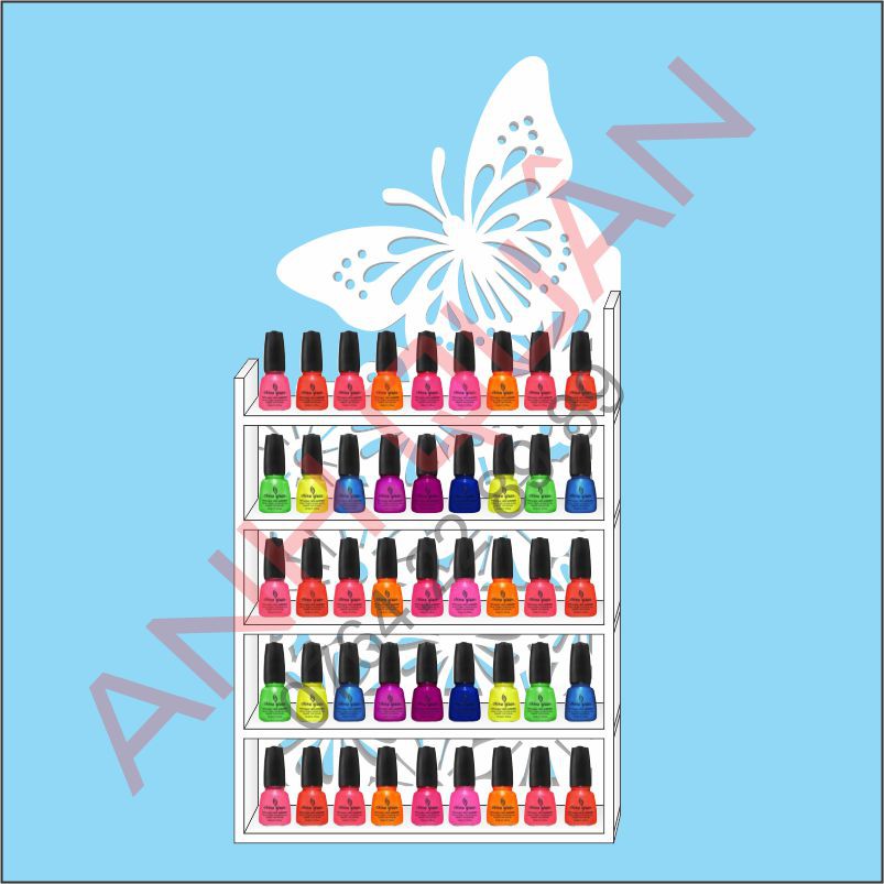 Kệ Để Nước Sơn, Kệ Nail, Kệ Đựng Mỹ Phẩm, Giá 1 cái, Có Bán Sỉ [GIÁ THEO ĐỘ DÀY VẬT LIỆU]