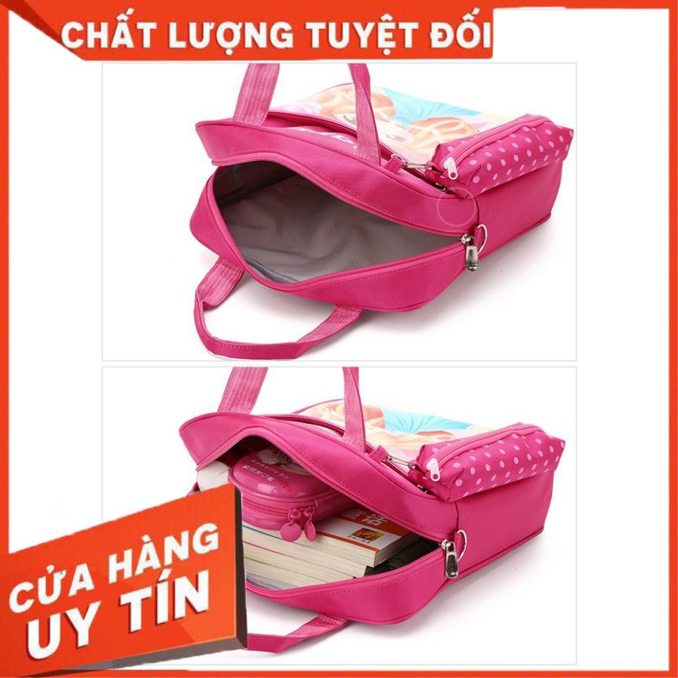 Balo cho bé in hoạt hình chất liệu vải dù Cặp sách đựng tập vở học sinh cấp mẫu giáo và tiểu học