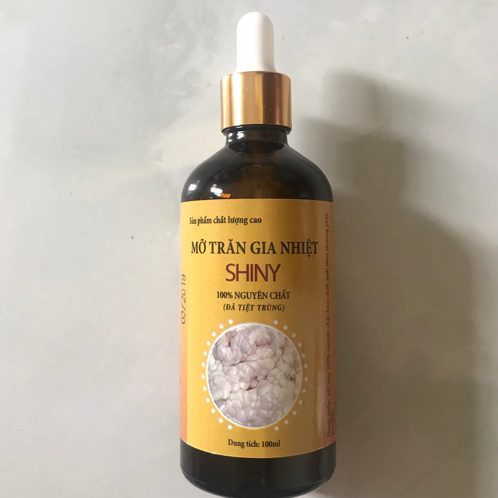 Mỡ trăn gia nhiệt Shiny 100% nguyên chất handmade 100ml ANVISHOP