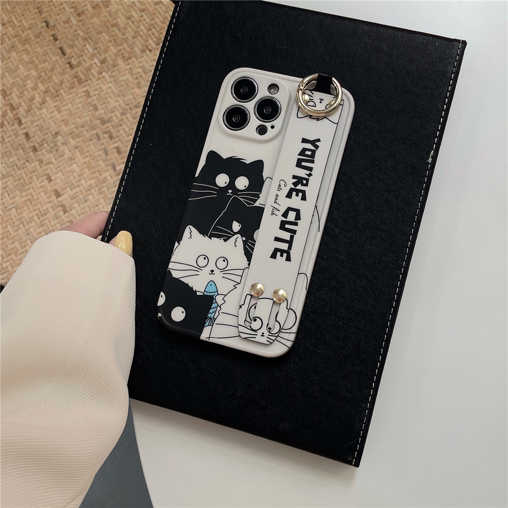 Dễ Thương Ốp Điện Thoại tpu Silicon Mềm Hình Mèo Cho iphone 14 15 13 12 11 pro max 13pro 12pro 14pro 15pro 14promax x xs max xr 7 8 plus