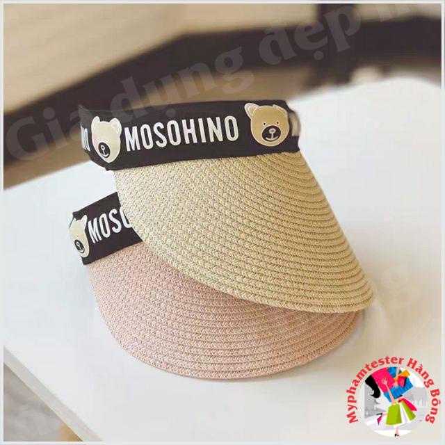 Mũ cói lưỡi trai cho bé gái