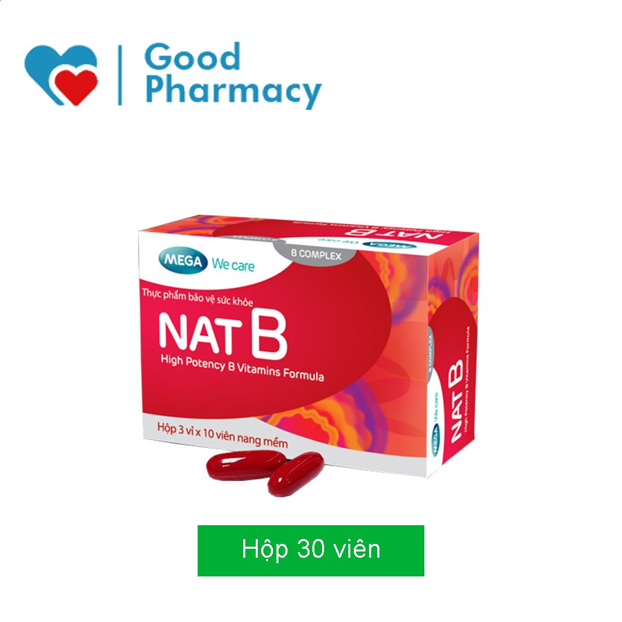 Nat B - Bổ sung vitamin nhóm B cho người bị thiếu hụt, mệt mỏi, căng thẳng