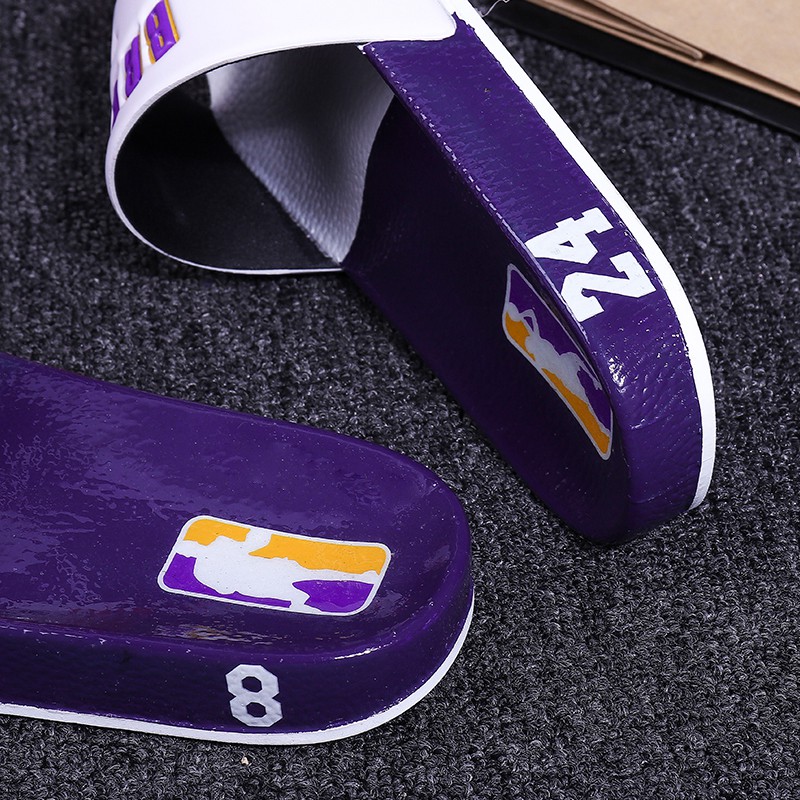 NBA Superstar slipper Dép lê nam quai ngang phong cách sport thời trang Size40-47 Men's indoor sandals