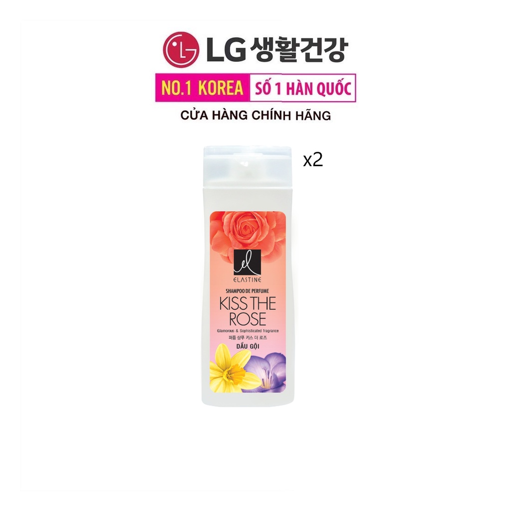 [Quà tặng không bán] Combo 2 Dầu gội Elastine Perfrume Kiss The Rose