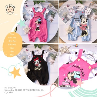 Bộ cho bé yếm disney dư xịn cực yêu
