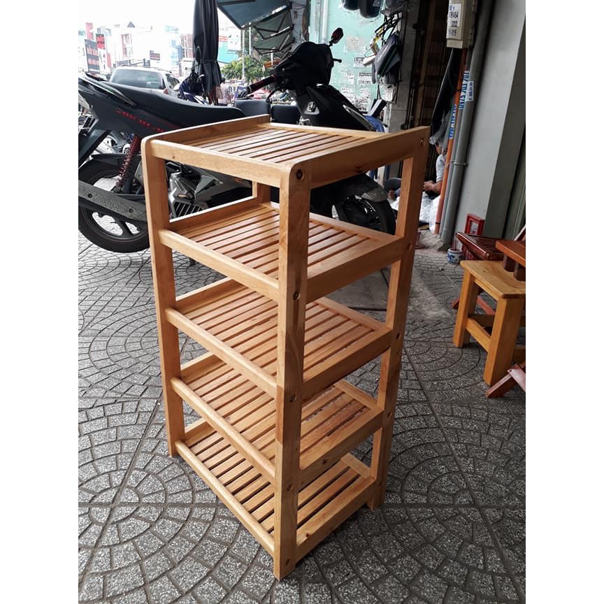 Kệ dép gỗ 3 tầng ngang 45cm - Lê Tâm Furniture