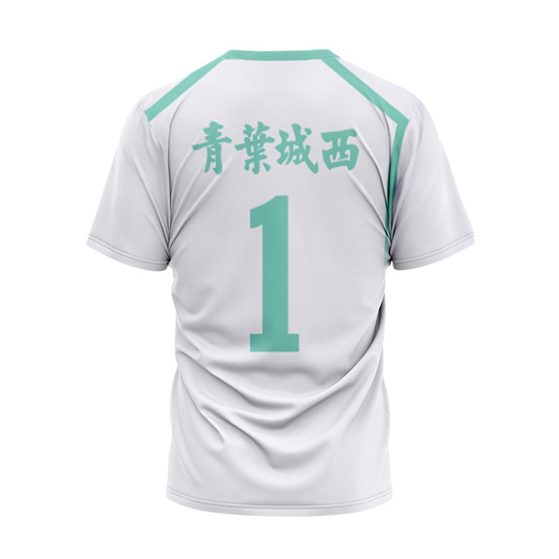 Áo Thun Tay Ngắn Họa Tiết Anime Haikyuu Aoba Johsai