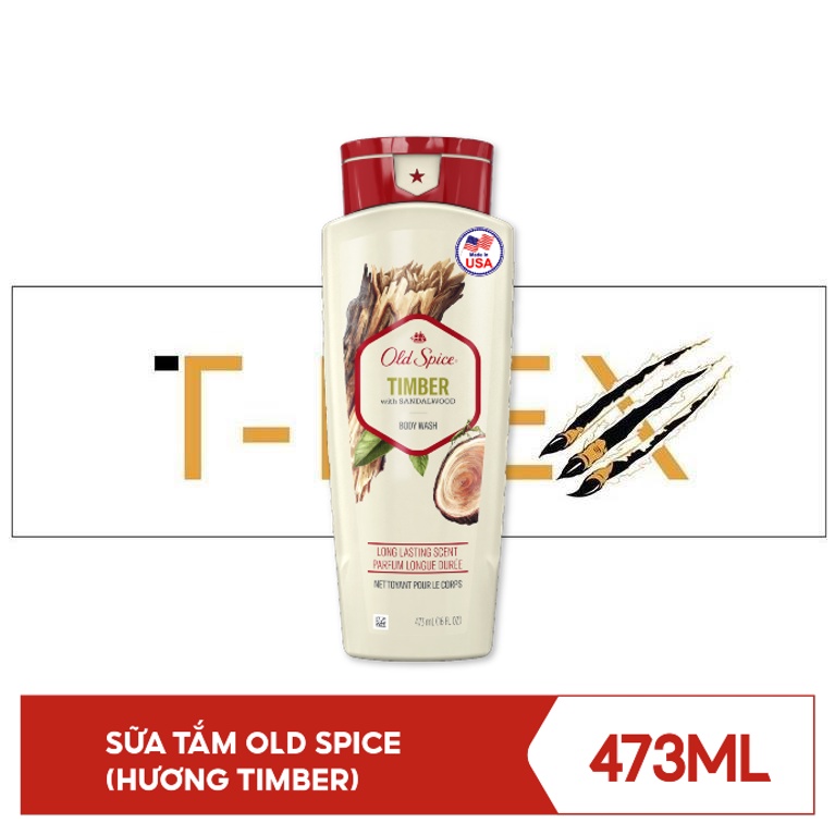 Sữa Tắm Old Spice TIMBER 473ml