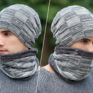 Set Mũ Nón Len + Khăn