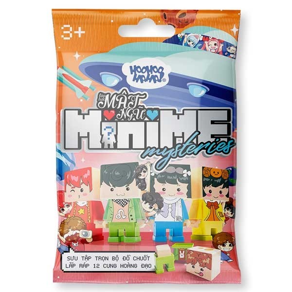 Bộ Chuốt Bút Chì Và Gôm Tẩy Lắp Ráp Lớp Học Mật Ngữ - HooHooHaHa Minime Cam - (Mẫu Sản Phẩm Bên Trong Là Ngẫu Nhiên)