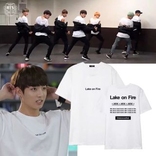 Áo lake on fire bts jungkook