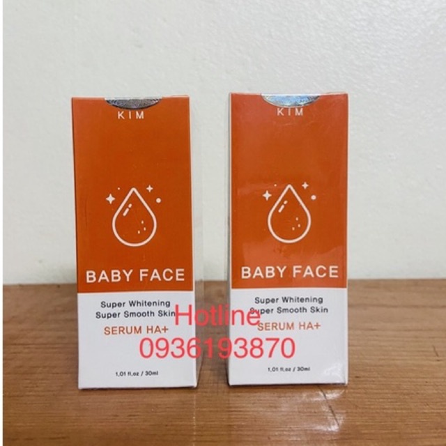 ✅ 2 Hộp SERUM KIM BABY FACE HA+  [CHÍNH HÃNG] ❤️ TINH CHẤT TRUYỀN TRẮNG KIM BABY FACE HA