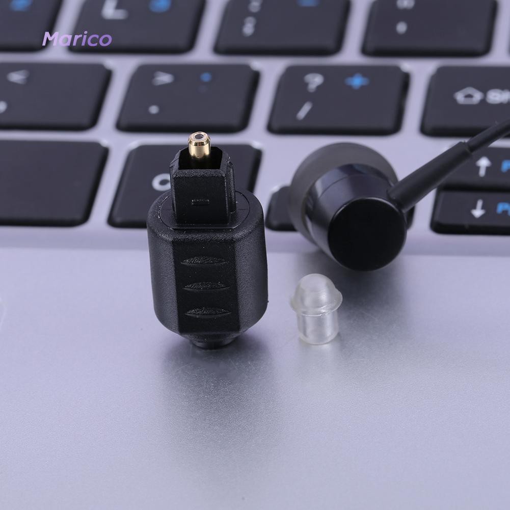 Bộ chuyển đổi âm thanh kết nối cáp quang Toslink 3.5mm dương sang âm