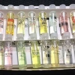 Nước hoa mini 10 mùi hương nổi tiếng- 3.000đ/1chai- một set 38.000đ