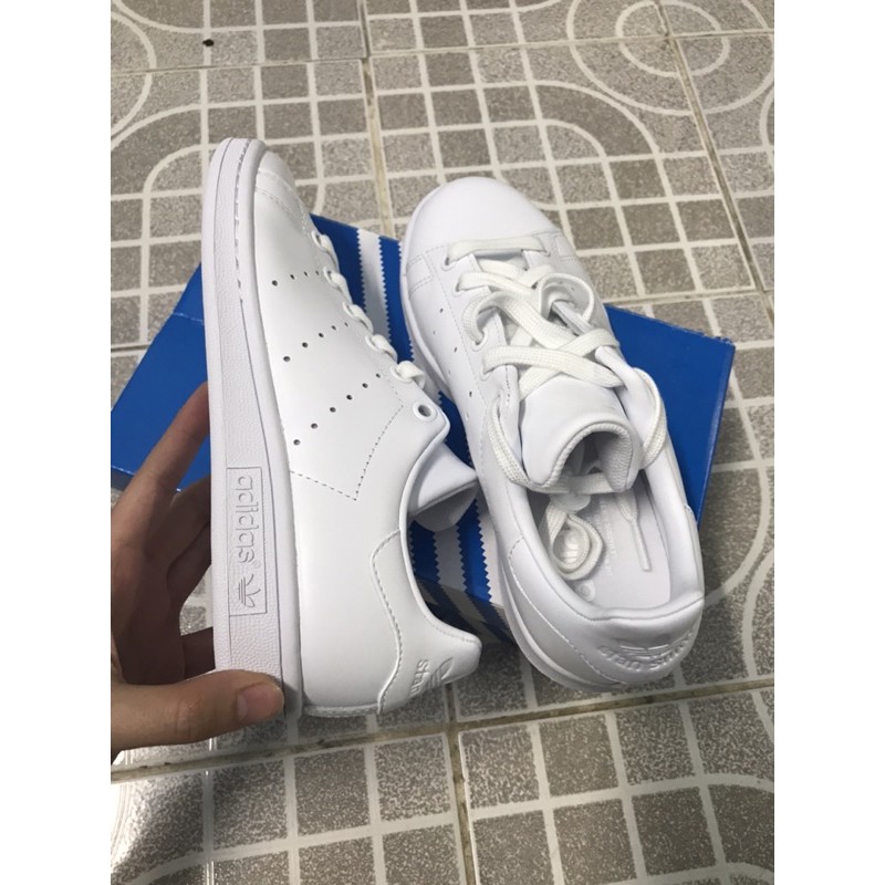 [Chính hãng] Giày Sneaker Thời Trang Nam Nữ Adidas Stan Smith Full White size 36.5 có sẵn (ảnh thật)