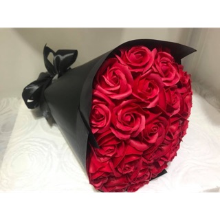 Hoa hồng sáp bó 19 bông