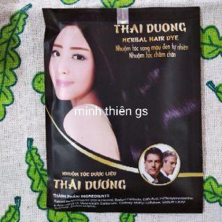 Nhuộm đen tóc Sao Thái Dương