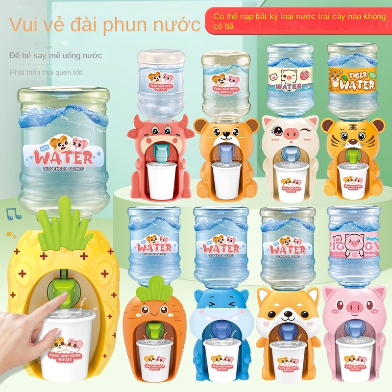 Đồ chơi máy lọc nước bình mini thiết kế động vật hoạt hình đáng yêu dành cho trẻ em TTD106