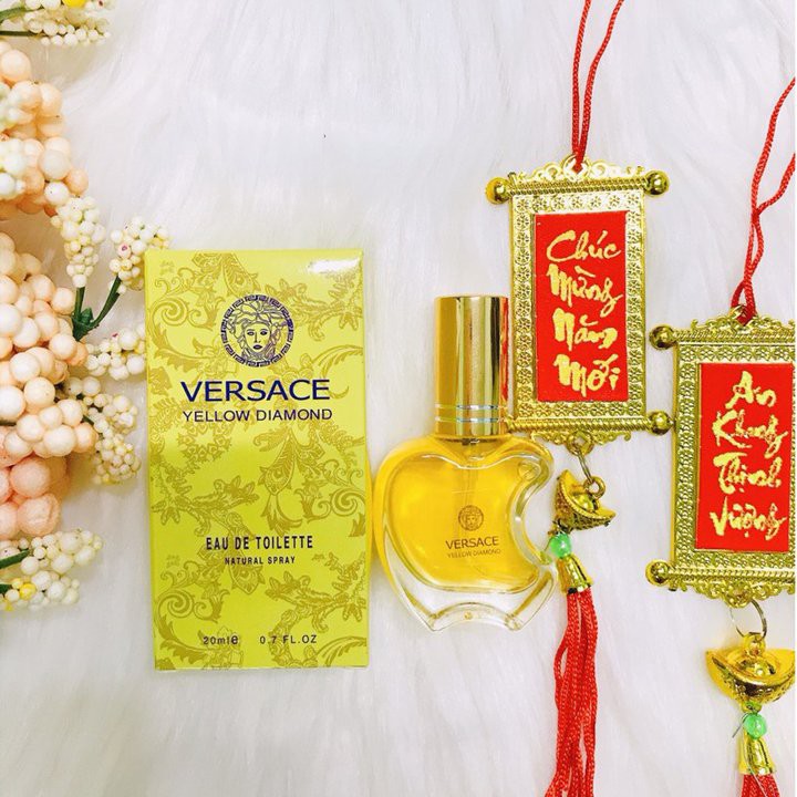 Nước hoa nữ 20ml dạng xịt- mẫu táo - Mùi Versace Yellow Diamond