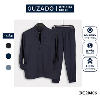 Bộ Quần,Áo Thu Đông Fasvin Thể Thao Nam Chất Gió 1 Lớp Đẹp, Bền, Mềm Mịn ABC20406
