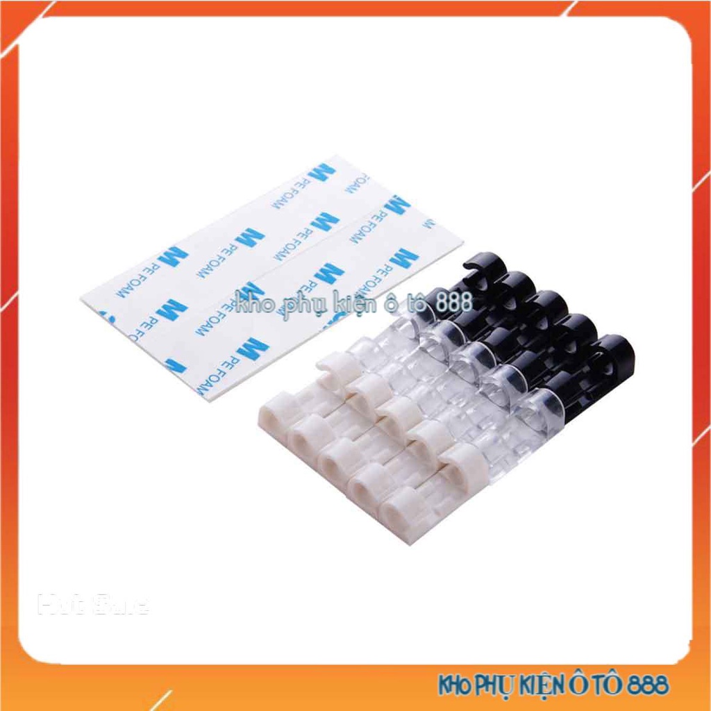 Bộ 20 Nút Cố Định Cáp Sạc Dây Điện Chống Đứt Gẫy Trên Xe, Bàn Làm Việc