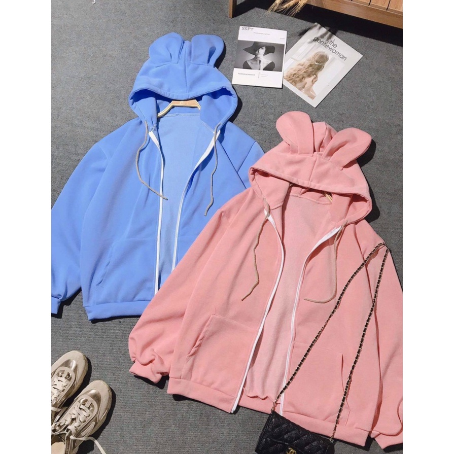 Áo khoác nỉ nam nữ dây kéo form rộng có nón cá tính,Áo khoác hoodies | BigBuy360 - bigbuy360.vn