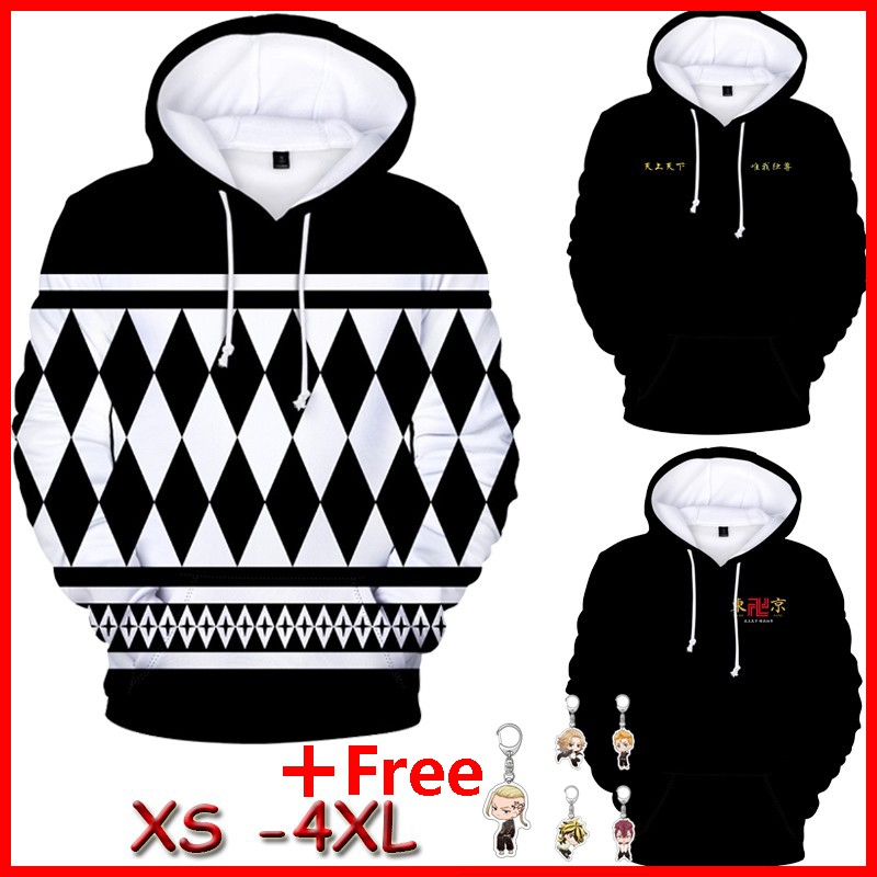 Áo khoác Hoodie in họa tiết hoạt hình 3D