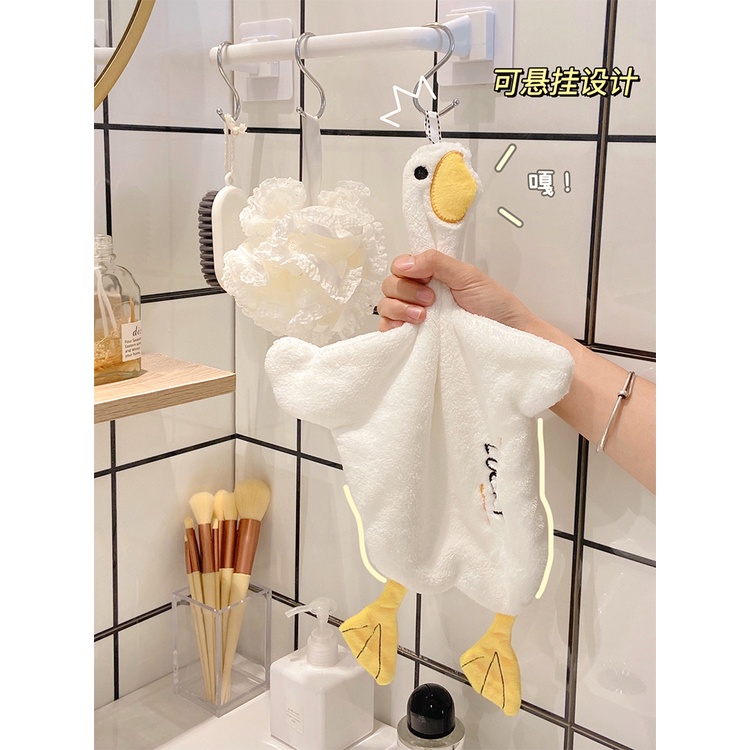 Khăn Lau Tay Treo Nhà Bếp Hình Vịt Dễ Thương