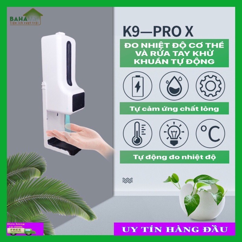 Máy Khử Khuẩn K10 pro Đo Thân Nhiệt Tự Động Cảm Ứng- Máy Sát Khuẩn Dùng Trong Mùa Dịch .