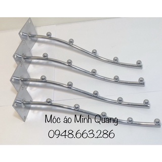 tay bi đóng tường/cài thanh inox 5bi dùng cho shop thời trang
