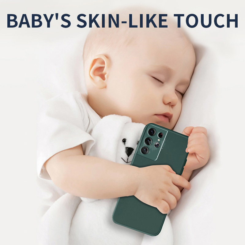 Ốp Lưng Silicone Mềm Chống Sốc Màu Trơn Cho Samsung Galaxy S21 Plus A12 A42 Note 20 Ultra | BigBuy360 - bigbuy360.vn