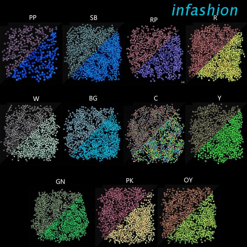 Bộ 660 Hạt Xâu Chuỗi Màu Sắc Phát Sáng Trong Bóng Tối Độc Đáo