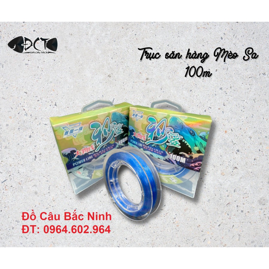 Cước trục câu đài Mèo Sa. Câu trắm đen, cá lớn.