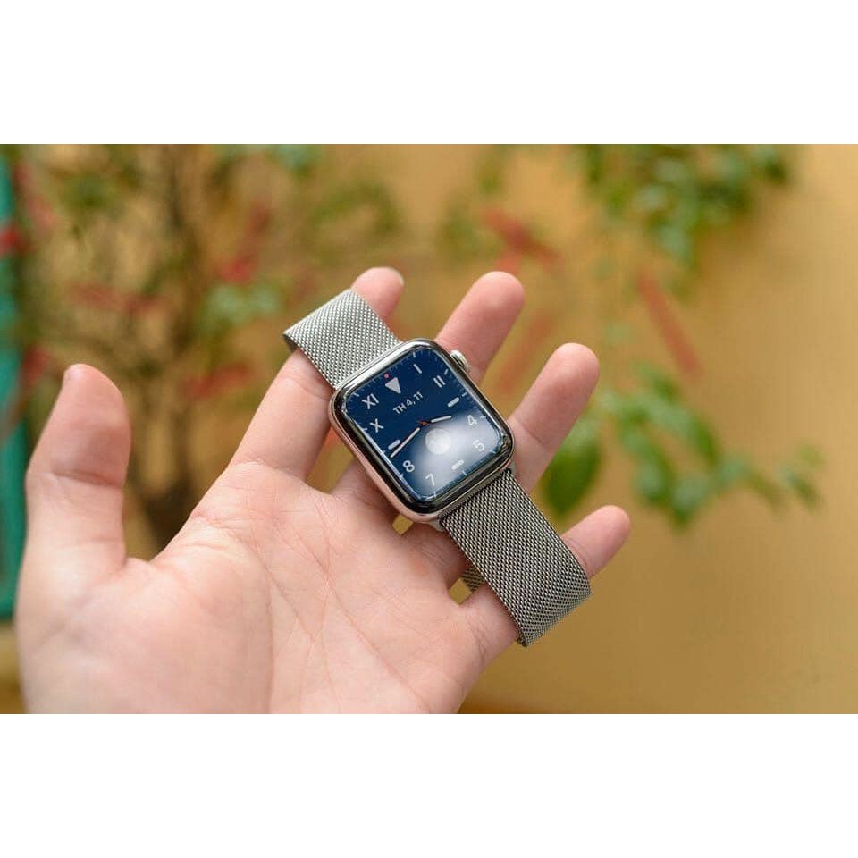 [CHÍNH HÃNG] Dây đeo Apple Watch Milanese thép không gỉ size 38mm-40mm-42mm-44mm (5 màu thời thượng)