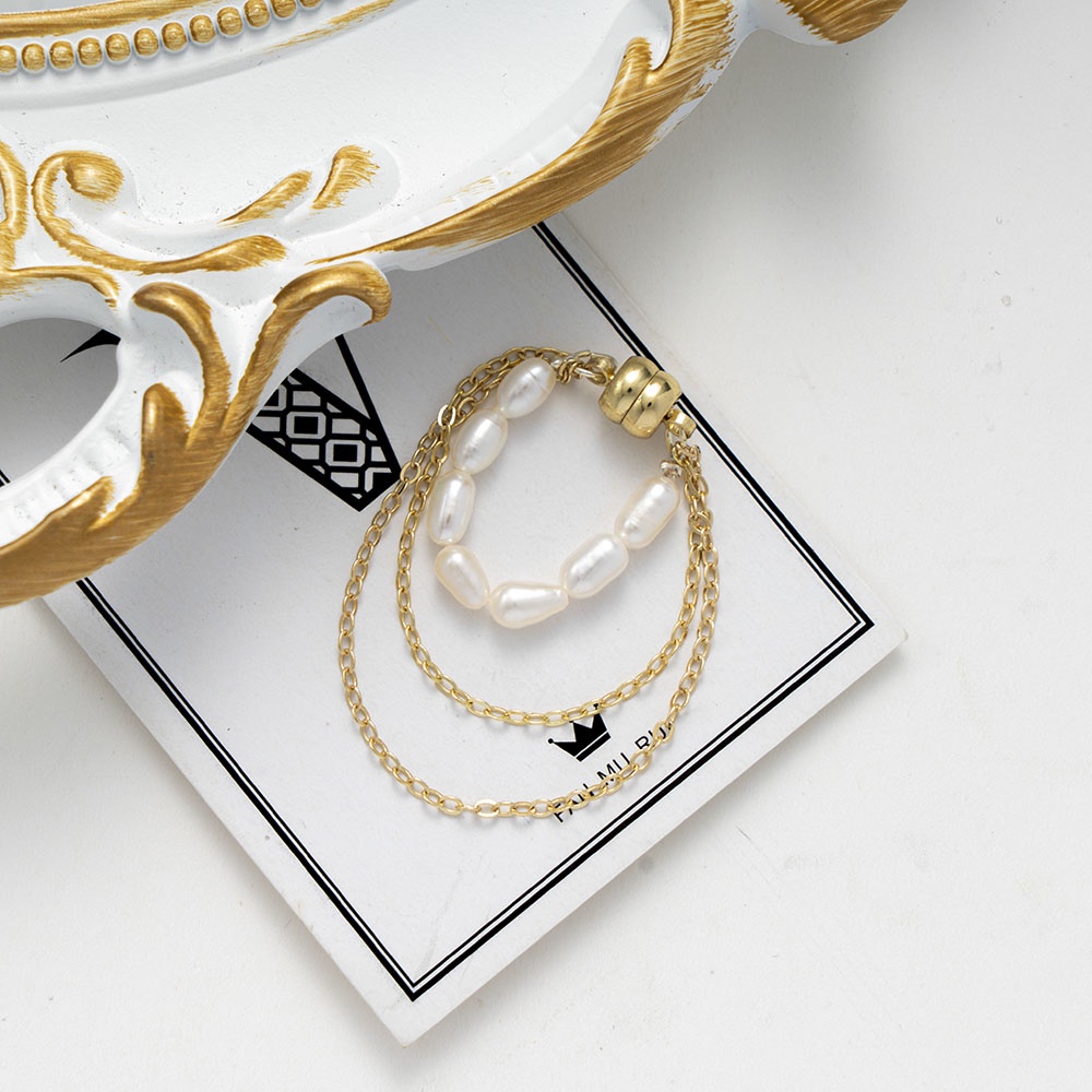 1 Khuyên Tai / Mũi Đính Ngọc Trai / Nam Châm Thanh Lịch Cho Nữ