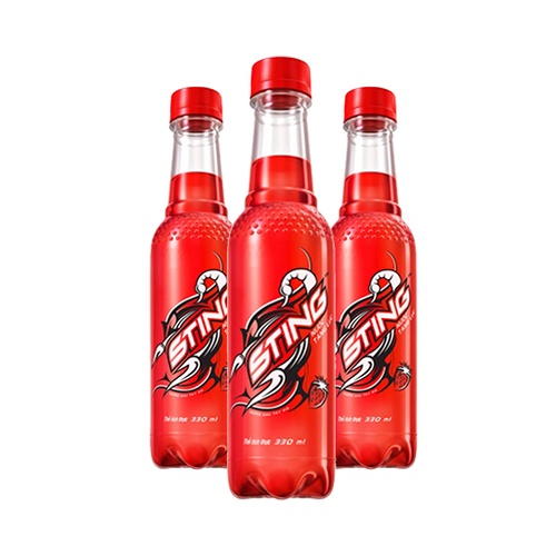Nước tăng lực Sting dâu chai pet 390ml