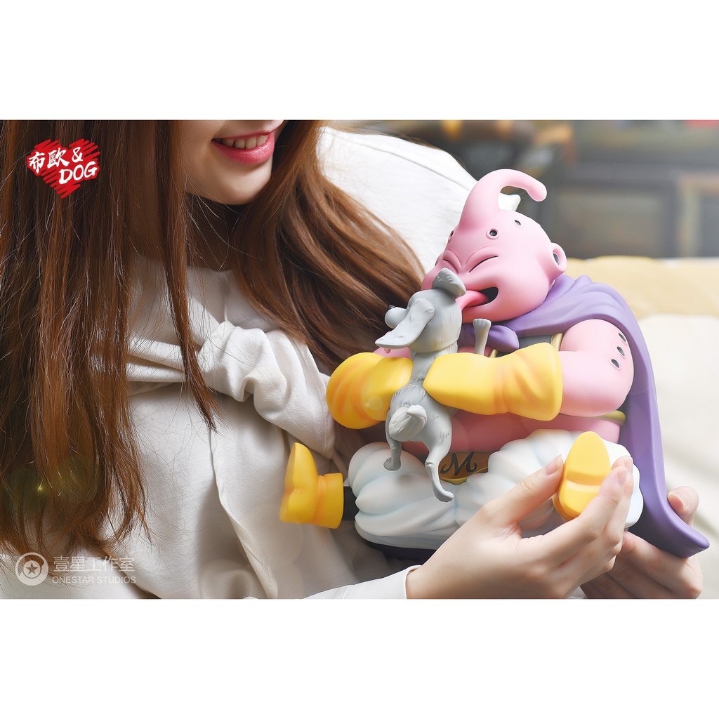 Mô hình Dragonball chính hãng - Buu mập & chó cute phô mai que - OneStar