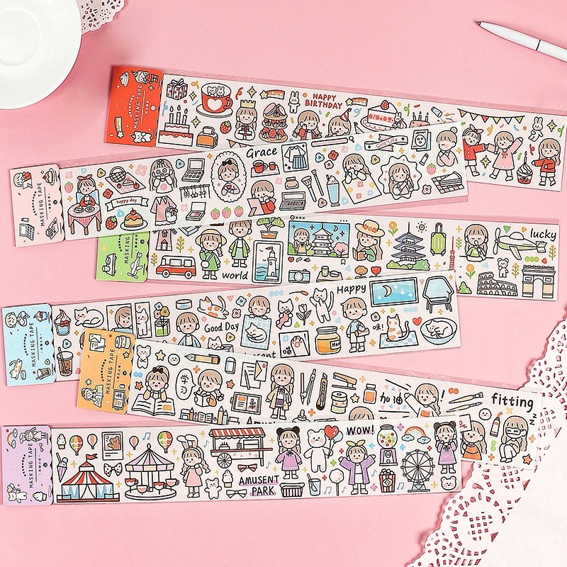 Sticker cô bé dễ thương (có sẵn)